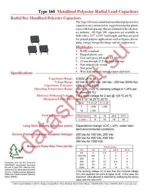 160104J160C-F datasheet  